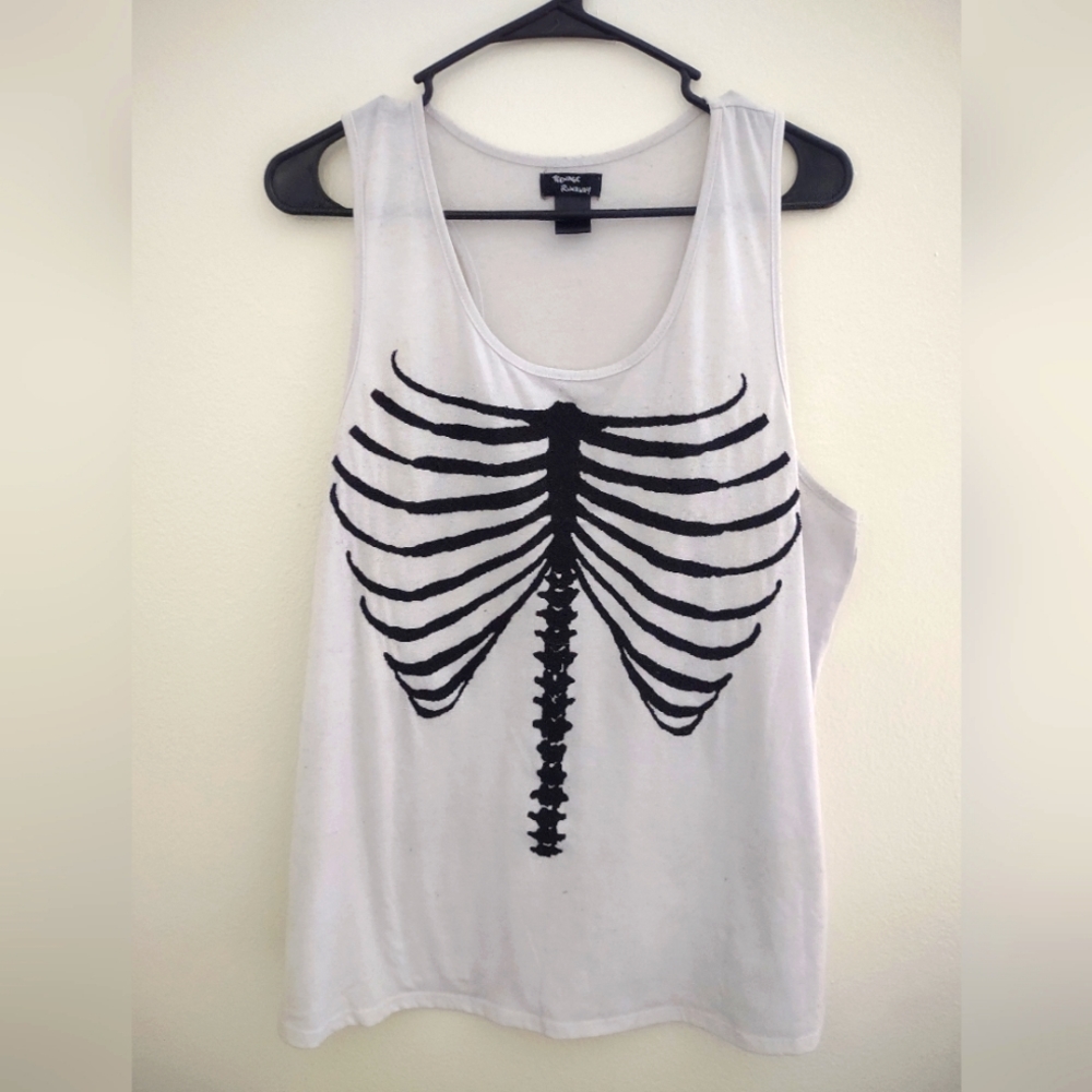 Teenage Runaway ribcage tank top